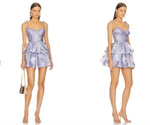 Katie May Sahara Dress in Periwinkle Size Medium $325